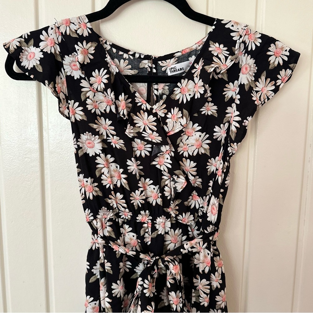 Epic Threads Romper - Shorts with Dress. Floral. Size Medium.